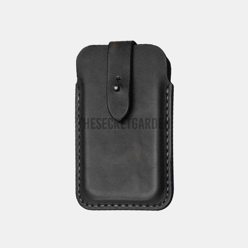 Men Genuine Leather EDC 6.3 Inch Phone Bag Shealth Holder Outdoor