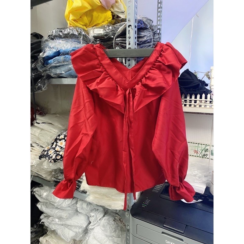 ÁO CÔNG CHÚA ĐỎ TẾT ÁO TIỂU THƯ M27 | BigBuy360 - bigbuy360.vn