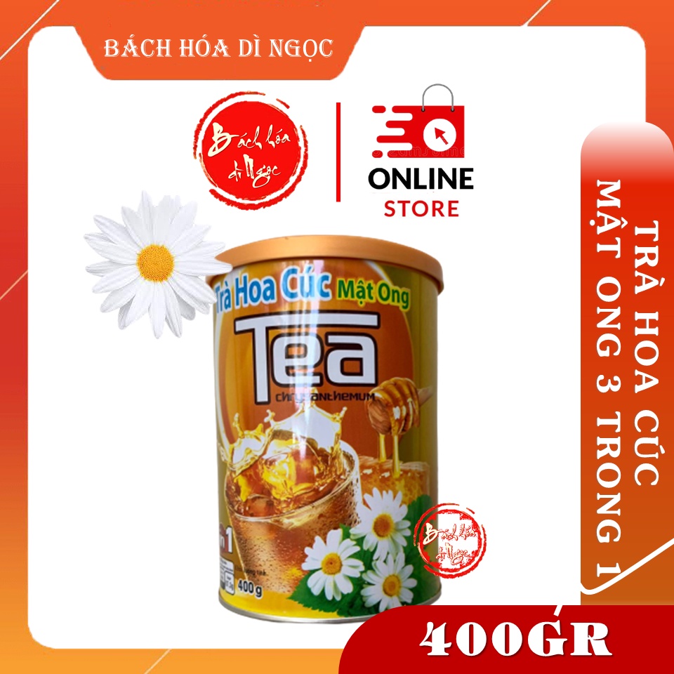 TRÀ HOA CÚC VÀNG MẬT ONG 400G LOẠI 3 TRONG 1 CHO TÁCH TRÀ THÊM ĐẬM ĐÀ