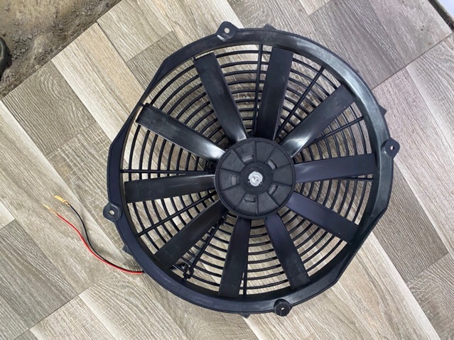 Sản phẩm gia đình làm: Combo 10 cái quạt dàn nóng 14in 38cm có cả 12v và 24v