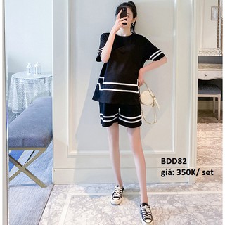 BỘ ĐỒ BẦU COTTON SIÊU MÁT BDD82