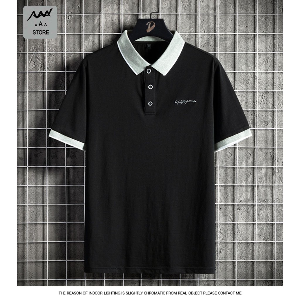 Áo POLO nam AAA - áo thun tay lỡ cotton, phong cách Quý ông thời trang, lịch lãm | BigBuy360 - bigbuy360.vn