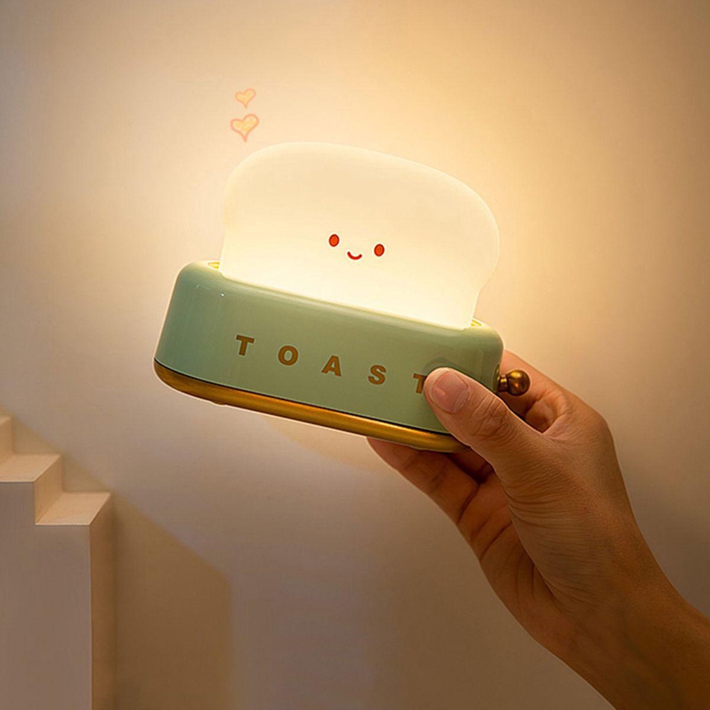 Đèn Ngủ Để Bàn Hình Mặt Cười Màu Ngà Trang Trí Phòng Ngủ Cho Bé