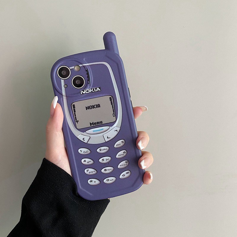 Ốp Điện Thoại Mềm Hình Nokia Cho HP iP iPhone X XR XS Max 11 12 13 Pro Max Apple