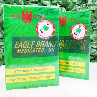 Dầu Gió Xanh Eagle Brand Mỹ Chính Hiệu