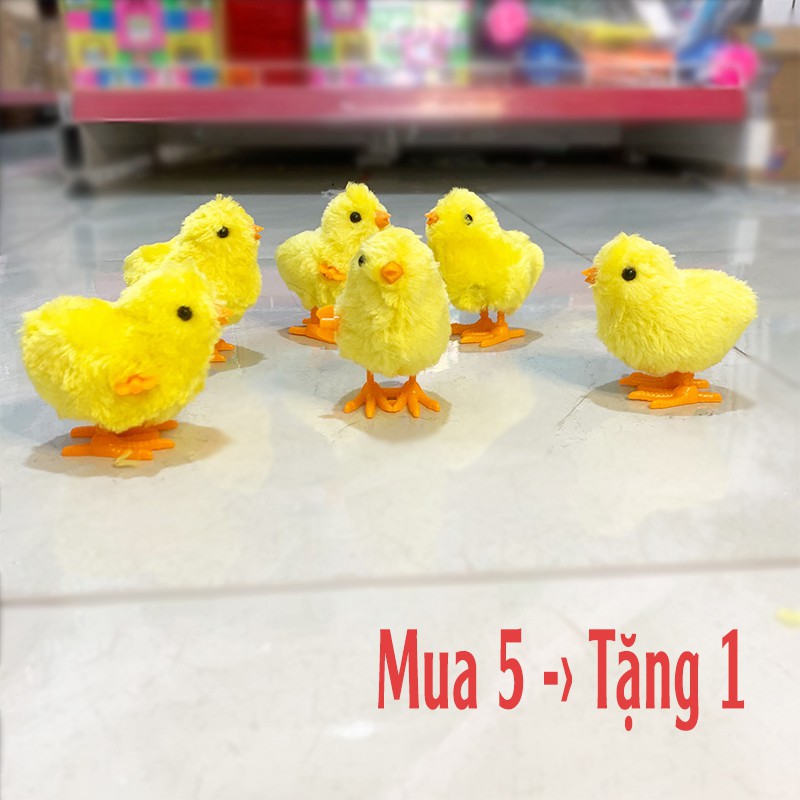 Set 5 con – Đồi chơi con gà vàng dây cót vui nhộn