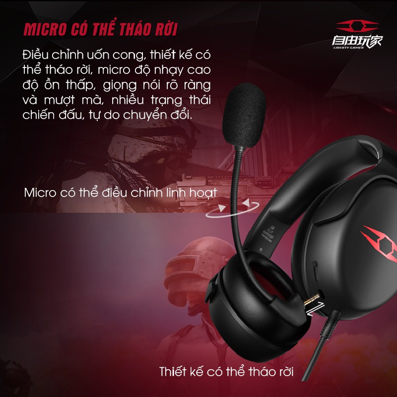 Tai Nghe Gaming Chụp Tai Có Mic Takstar FLIT Chơi Game Nghe Nhạc Học Online Chính Hãng Cao Cấp Bảo Hành 1 Năm