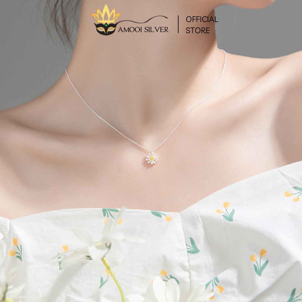 Dây Chuyền Bạc S925 Dream Catcher Đính Đá Lấp Lánh - Amooi Silver AD49