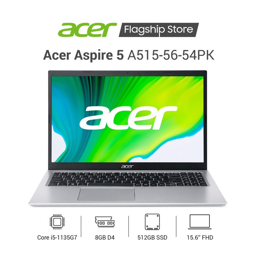 Laptop Acer Aspire 5 A515-56-54PK i5-1135G7 8GB 512GB 15.6''FHD Win 10 | BigBuy360 - bigbuy360.vn