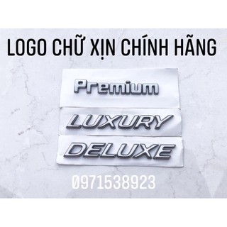 [ giá rẻ nhất ] logo chữ premium. luxury. duluxe. si xịn chính hãng