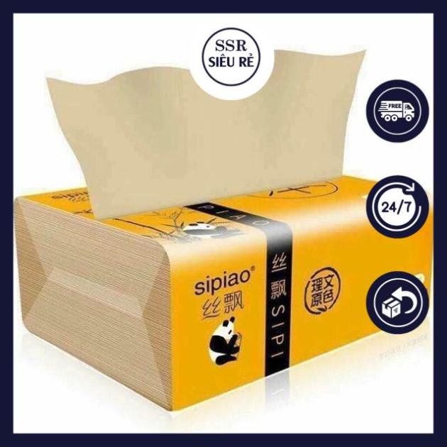 Giấy Ăn Than Tre Gấu Trúc Hoạt Tính Siêu Dai Giá Rẻ
