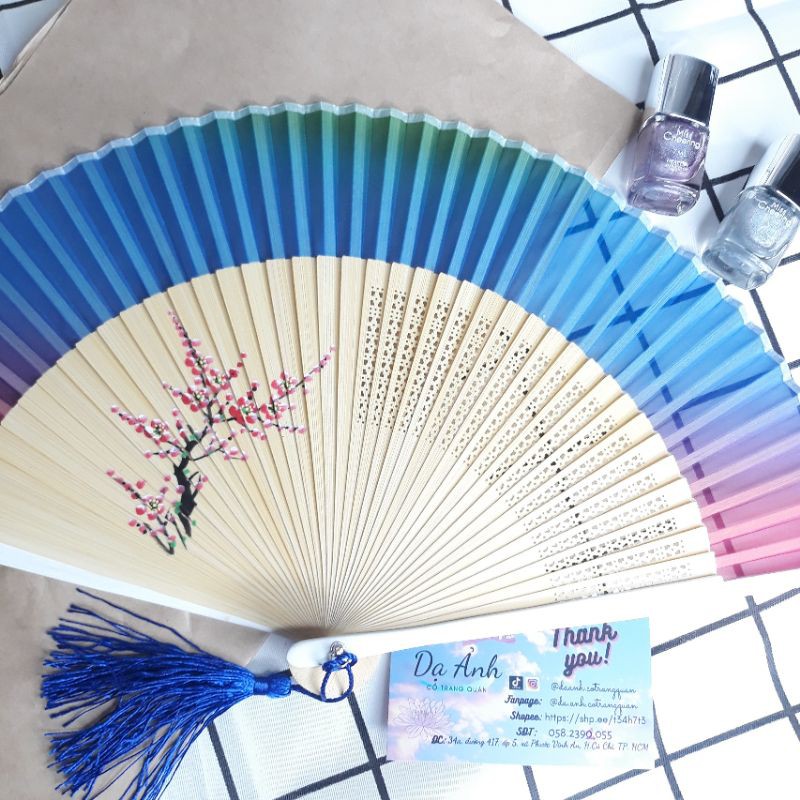 QUẠT XÒE CỔ TRANG TRUNG QUỐC SIÊU RẺ