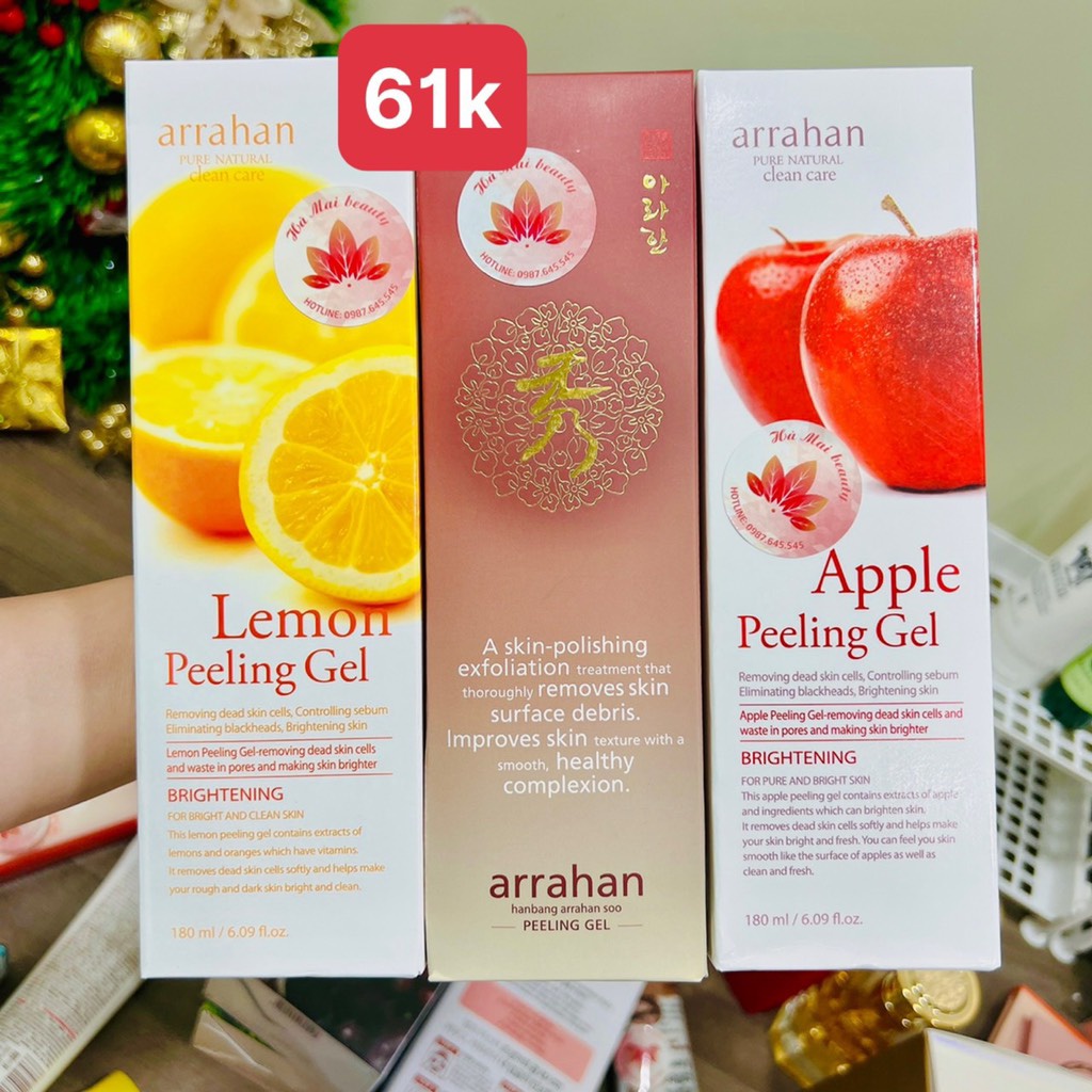 Tẩy da chết Arahan 6 vị