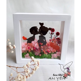 Tranh 3d hoa khô cầu hôn
