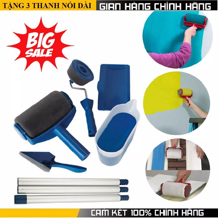 Bộ lăn sơn thông minh công nghệ mới. Con lăn sơn thông minh 5 món tiện lợi 206772