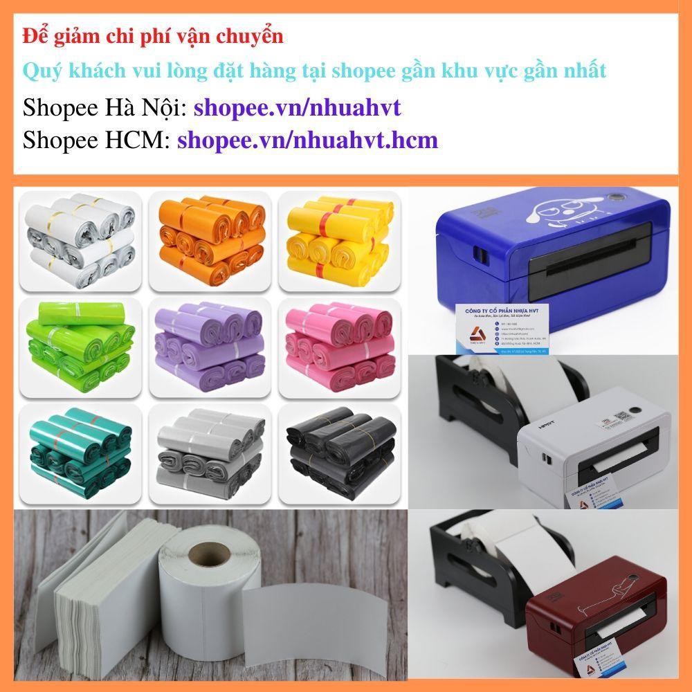 Khay đựng giấy in nhiệt NHỰA HVT, cho máy in nhiệt HPRT size giấy 100*100, 150*100, trắng sữa