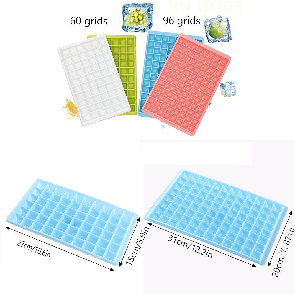 🔸Magic🔹 Khuôn làm nước đá hình vuông Mini bằng PP linh hoạt họa tiết tổ ong có thể tháo rời 60/96 ngăn | BigBuy360 - bigbuy360.vn