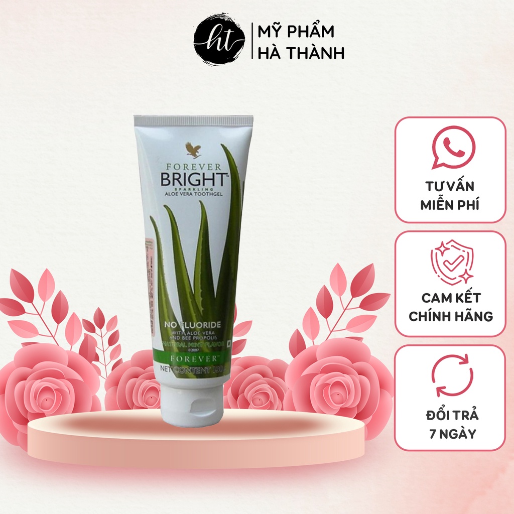 Kem Đánh Răng Lô Hội Forever Bright Chống Viêm Lợi Sâu Răng 100ml Chính Hãng - HT225