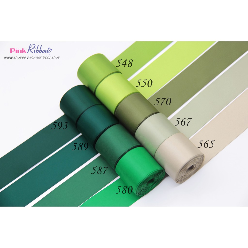 Ruy băng Satin loại đẹp - Cuộn 5Mét - Link 8/12