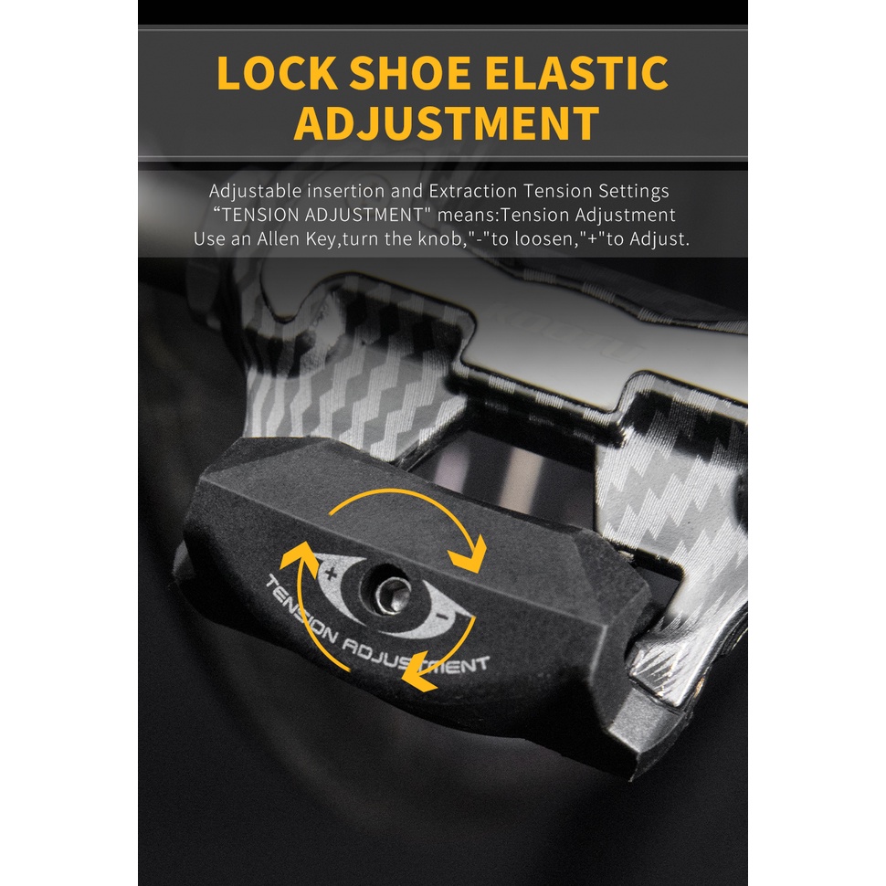 Bàn Đạp Tự Khóa Chất Liệu Carbon Cho Xe Đạp LOOK KEO / shimano SPD