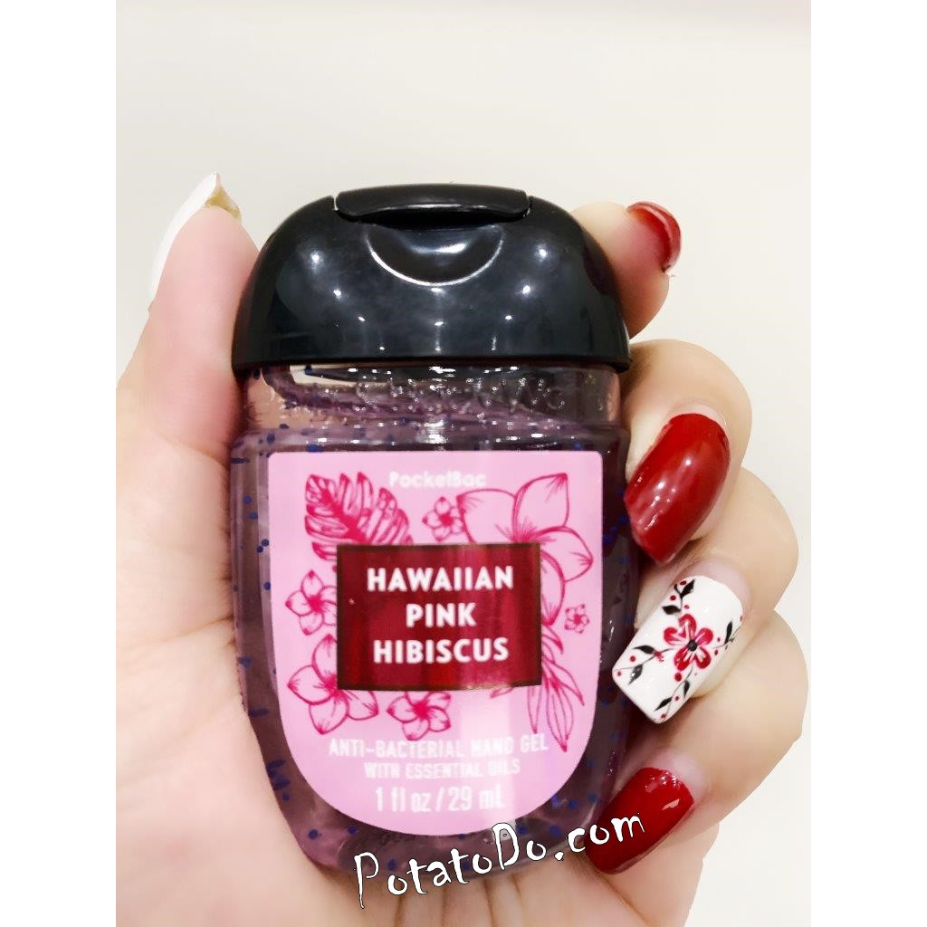 Gel Rửa Tay Khô Sát Khuẩn Bath & Body Works 29 ml - Hawaiian Pink Hibiscus
