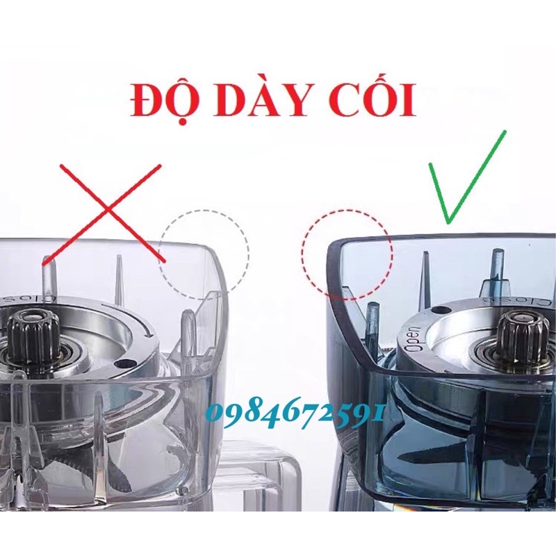 Bộ cối máy xay sinh tố công nghiệp dung tích 2 lít