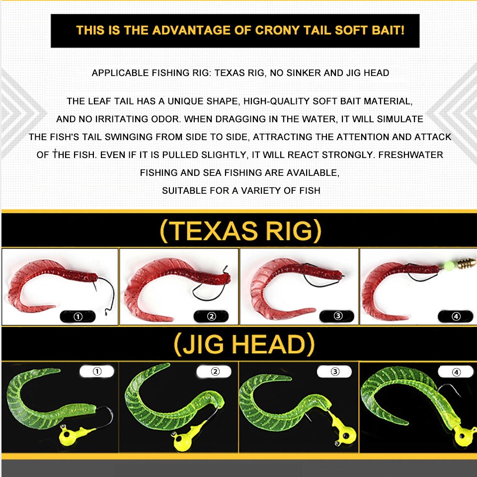 Bộ 10 mồi câu cá giả WALK FISH 58MM 75MM 86MM bằng silicon mềm