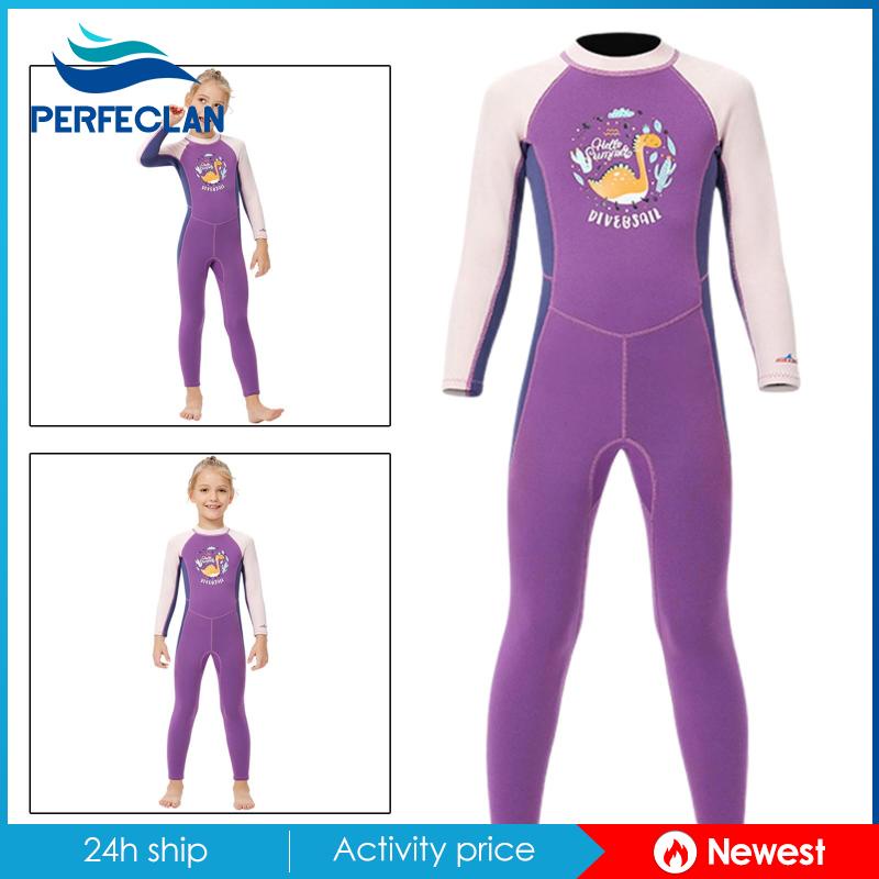 [Perfeclan] Bộ Đồ Bơi Lặn / Lướt Ván Dày 2.5mm Dành Cho Trẻ Em