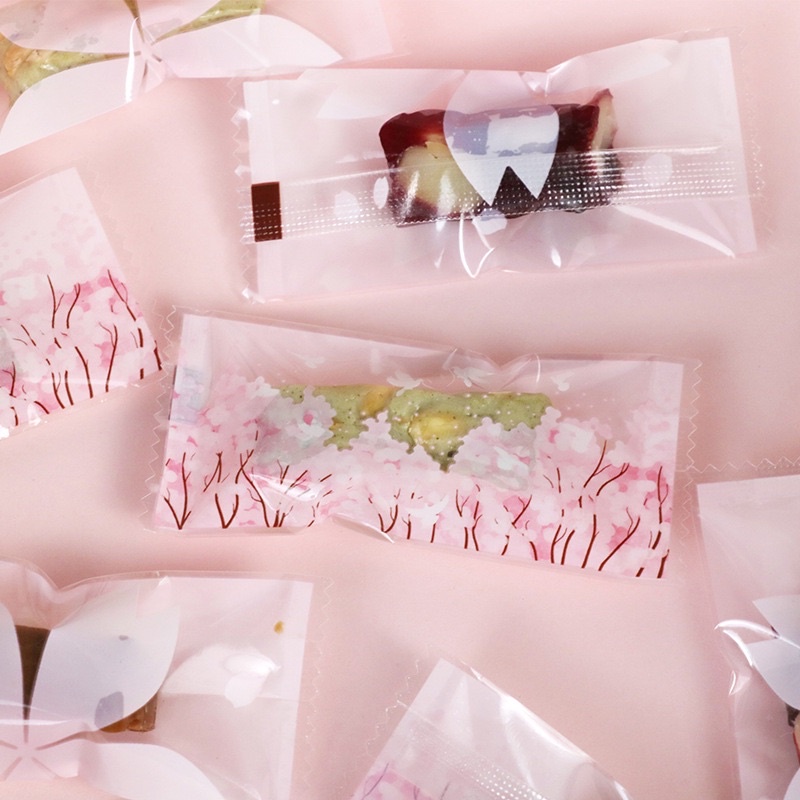 set 95-100 vỏ kẹo nougat kt 4x9cm hoa anh đào