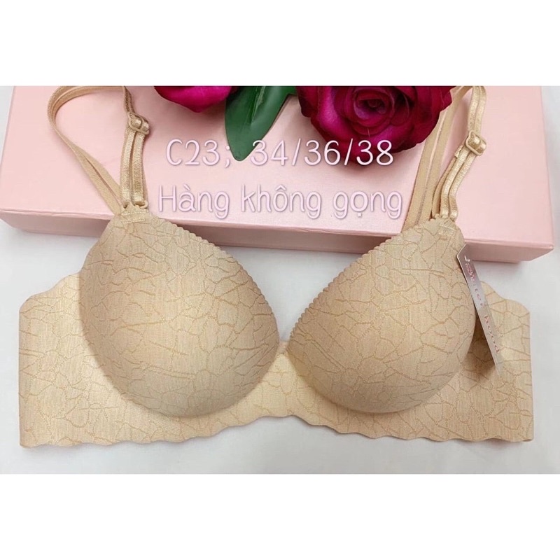 Áo Ngực Không Gọng Thái Lan Đệm Dày Nâng Ngực C23 áo đúc su aảnh thật video Shop tự quay ạ