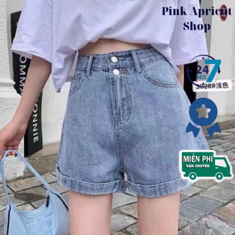 Quần bò jean nữ quần jean cạp lệch cạp cao hot 2021 Pink Apricot Shop | BigBuy360 - bigbuy360.vn