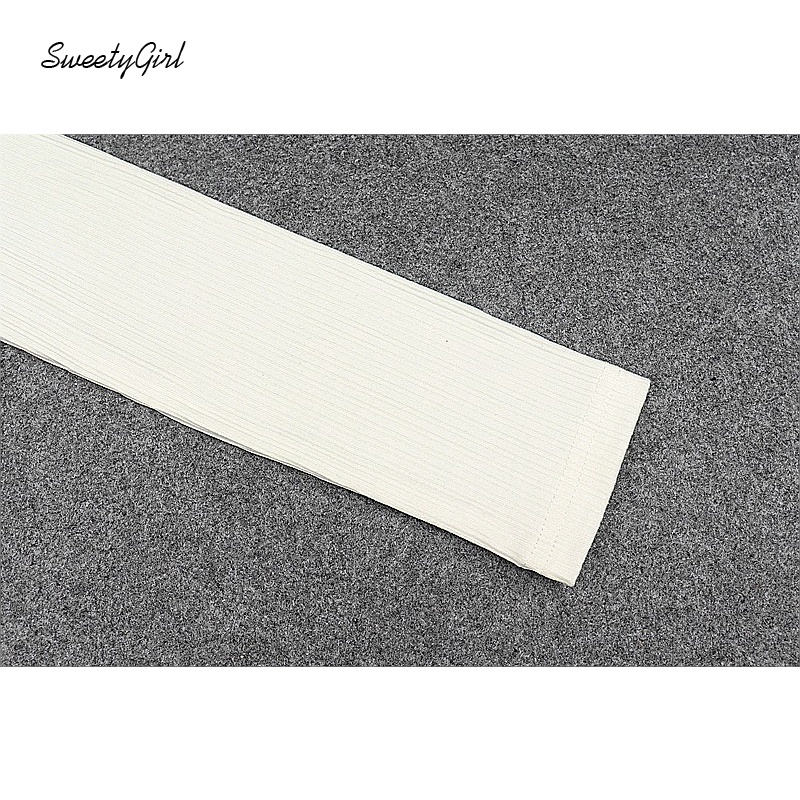 Áo croptop tay dài cổ chữ V màu trơn dáng ôm thời trang quyến rũ cho nữ