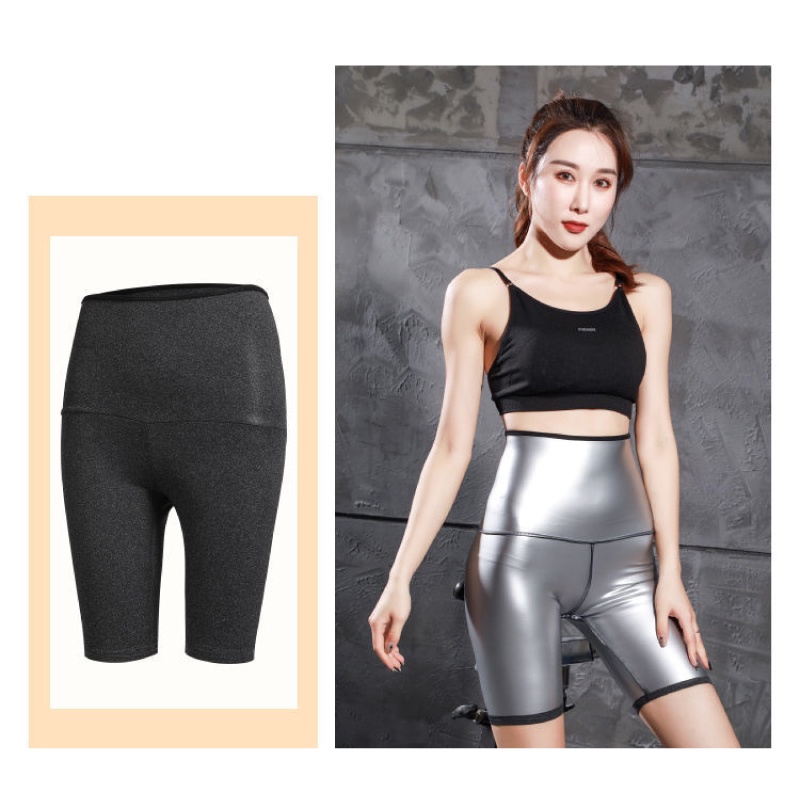 Quần Sinh Nhiệt Giảm Mỡ Bụng Đùi, Tráng Full Bạc Tăng Cường Đổ Mồ Hôi, Hỗ Trợ Giảm Cân An Toàn (Cỡ Lững/Ngố)