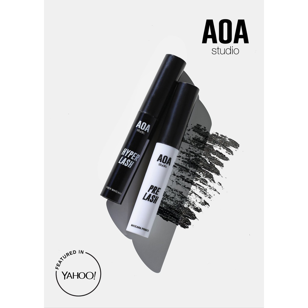 SET 2 CHUỐT MI AOA PRE &amp; HYPER FIBER MASCARA