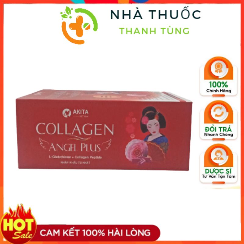 Viên Uống COLLAGEN angel plus hộp lọ 30viên _ giúp duy trì độ đàn hồi da , da trắng sáng