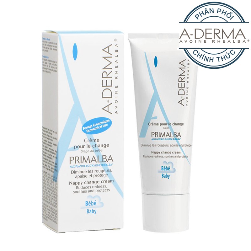 Kem trị hăm tã cho bé A-Derma Primalba Nappy Change Cream 100ml