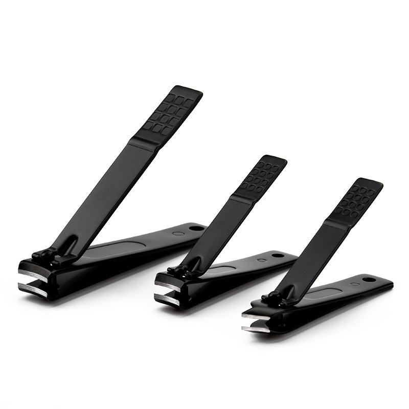 Bộ 4 Bấm móng tay inox Homek, Hộp dụng dụng cụ cắt móng tay siêu bén bằng thép không rỉ