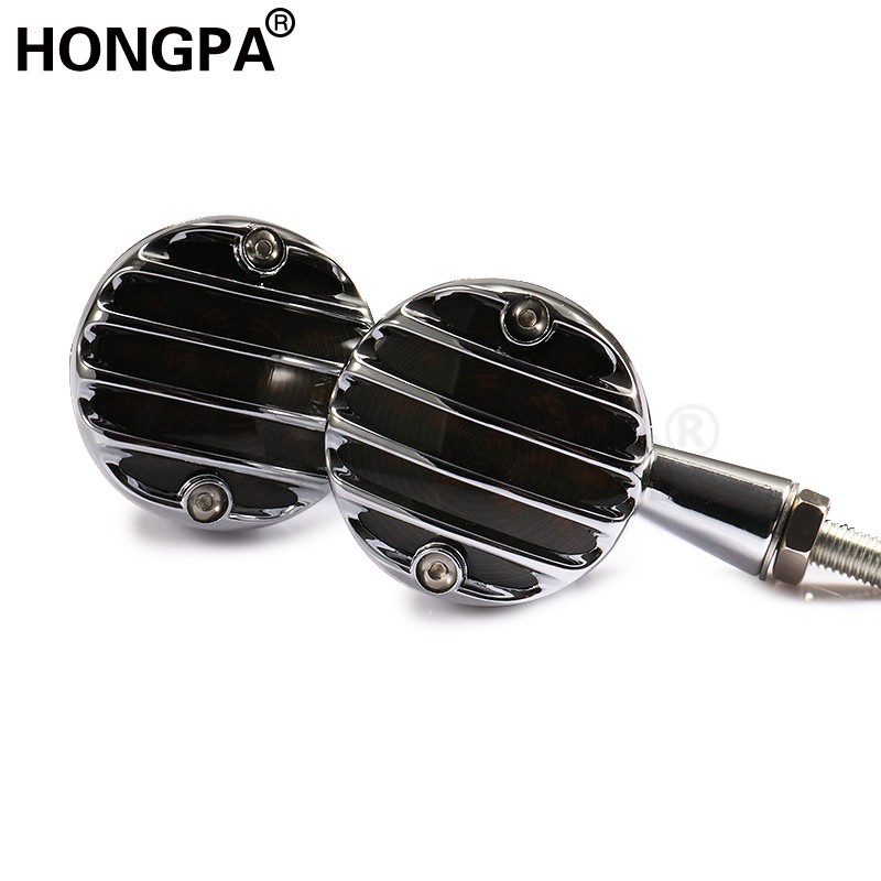 Cặp đèn xi nhan led hình viên đạn dành cho Yamaha Honda Suzuki Cafe Racer Bobber Chopper