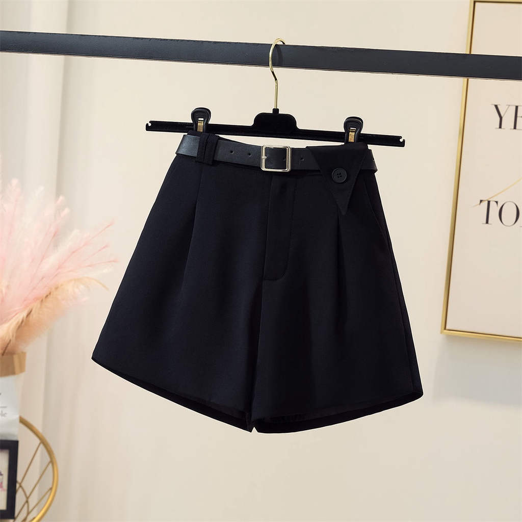 Quần short đùi ống rộng nữ lưng cao mặc mùa hè cá tính trẻ trung M307