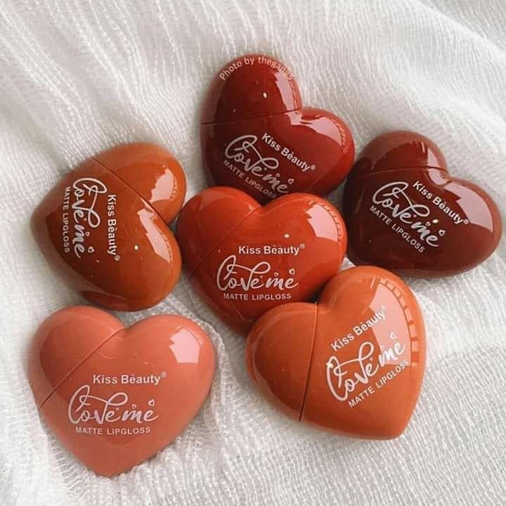 KISS BEAUTY // Set 6 Son Trái Tim LOVE ME (có video thật ) | BigBuy360 - bigbuy360.vn