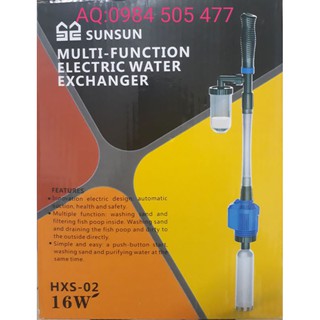 Máy hút cặn hồ cá cao cấp sunsun hxs-02