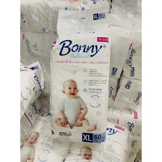 Bỉm quần trẻ em Bonny natural -  Size M, L, XL, XXL (50 miếng) - hàng xuất Nhật