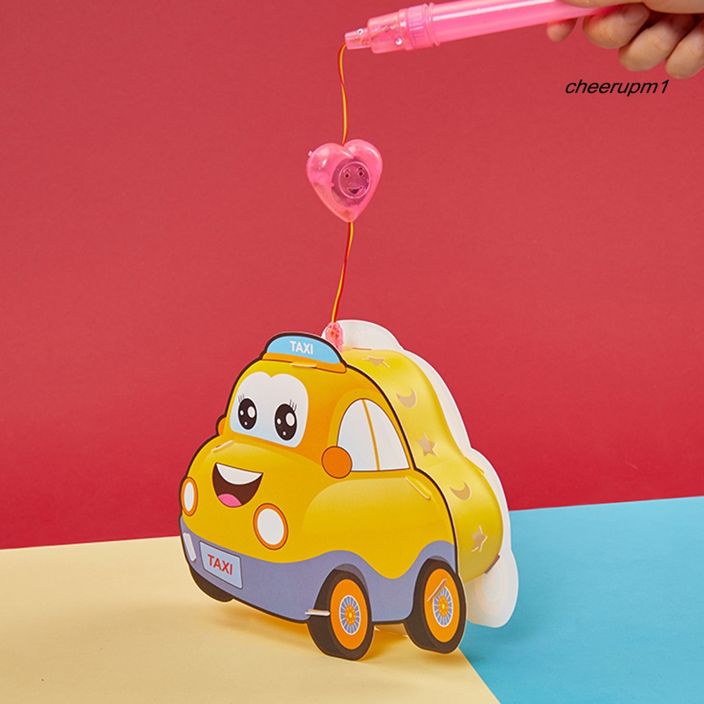 Lồng đèn hình hoạt hình có nhạc và đèn DIY dành cho bé