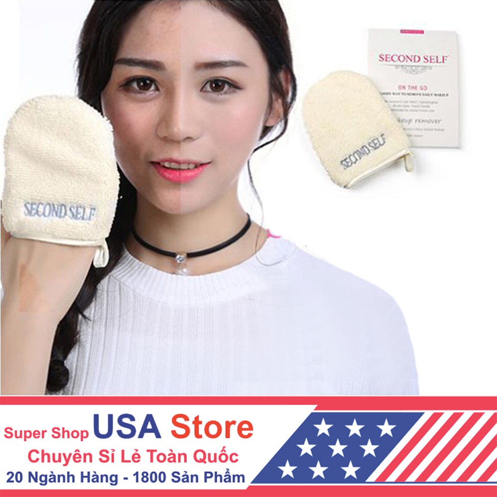 Găng Tay Sợi Cotton Tẩy Trang Cá Nhân Bạn Gái Second Self