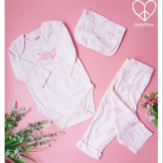 Set 3 món bodysuit bé gái
