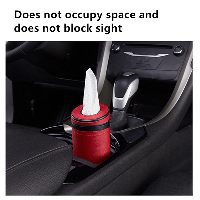 1 Hộp Đựng Khăn Giấy Hình Tròn An Toàn Sáng Tạo Trang Trí Nội Thất Xe Hơi