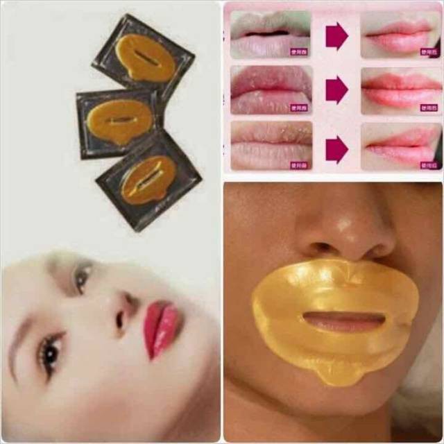 (hàng Mới Về) Mặt Nạ Môi Tinh Chất Collagen Vàng | BigBuy360 - bigbuy360.vn