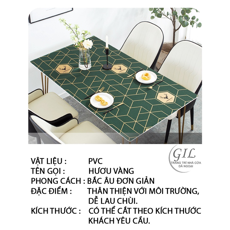 Khăn trải bàn pvc