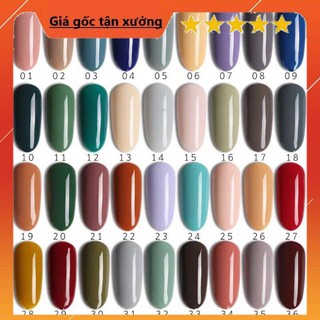 [Giảm Sốc] Sơn Gel As chính hãng (set 36 màu Mld)