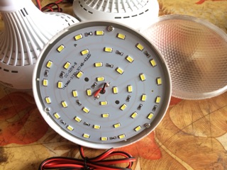 Bóng led tròn 12v, bong led 12v (21w)
